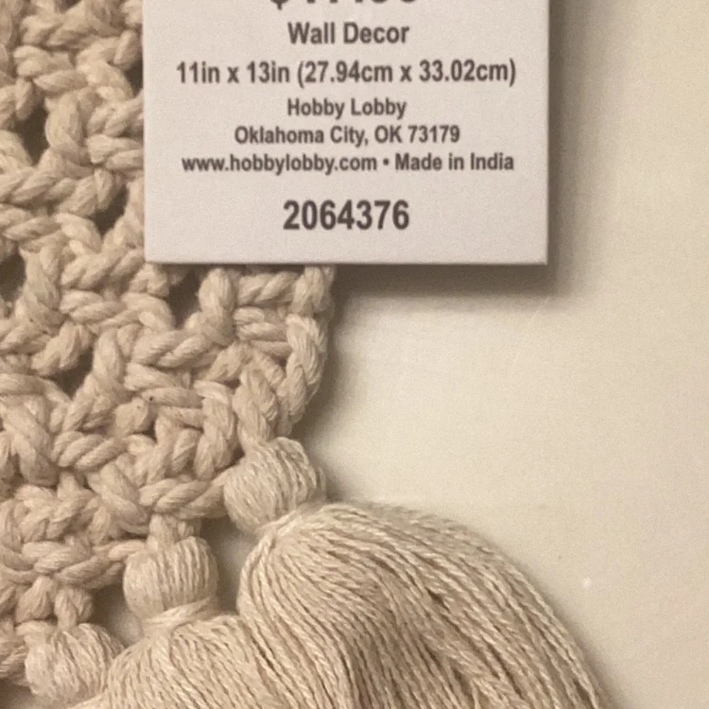 Macrame Wall Hanging